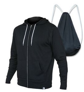 [LAFZH] Quikflip 2-in-1 Hero Lightweight Full Zip Hoodie/Backpack