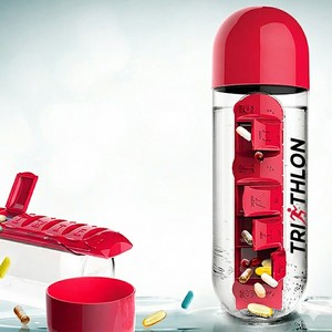 [PB55] 20 oz In Style Pill Organizer Water Bottle
