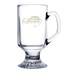 [DC300-DE] 10 oz Glass Irish Coffee Mug (Deep Etch)