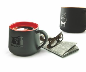 12 oz The Black Onyx Mug (Deep Etch)