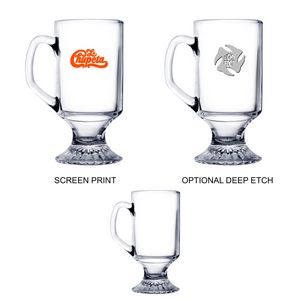 [DC300-P] 10 oz Glass Irish Coffee Mug (Screen Printed)