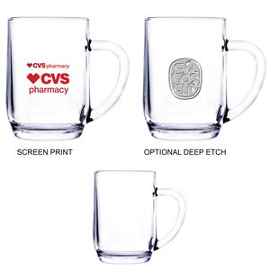 19¼ oz Glass Beer Mug (Screen Printed)