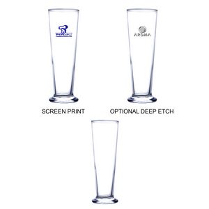 13 oz Pilsner Selection Tall Beer Glass (Screen Printed)