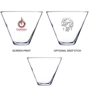 [DW129-P] 13.5 oz Stemless Martini Glass (Screen Printed)