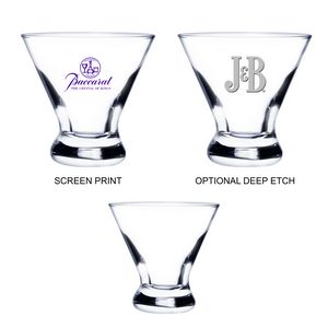 [DW131-P] 8.25 oz Stemless Martini Glass (Screen Printed)