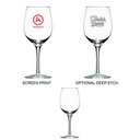12 oz Wine Glass (Screen Printed)