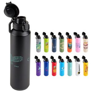 [DBT-NX24] Nexus 27 oz Recycled Aluminum Bottle with Flip-Top Lid and Carabiner