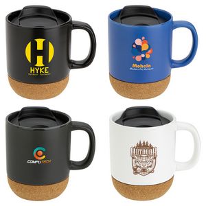 [DWA-BS22] Balsamo 12 oz Ceramic Mug with Cork Base