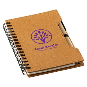 [WOF-AG24] Agenda Recycled Spiral Notebook with Sticky Notes & Pen