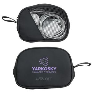 [ALB-TO22] AeroLOFT® Jet Black Tech Organizer Mesh Pouch