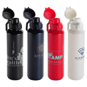 [DBT-SW25] Switchback 27 oz RPET Bottle with Snap-Top Lid & Carabiner