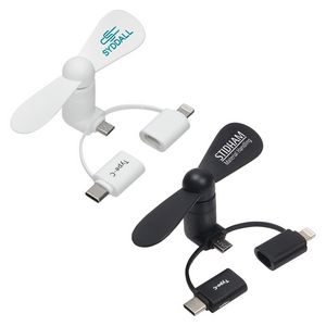 [WCP-PF18] 3-in-1 Mini Phone Fan