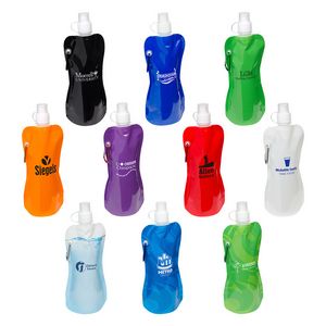 [WKA-FW13] Flex Foldable 16 oz Water Bottle with Carabiner