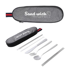 [WKA-SC26] Stainless Steel Cutlery Set In Oxford Case