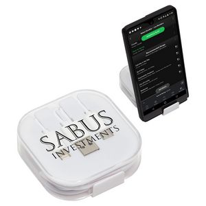 [ETV-TO18] Trio 3-in-1 Charging Cable with Built-In Phone Stand