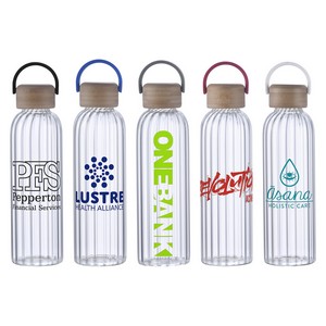 [DWA-EO26] Eos 21 oz Glass Bottle w/ Bamboo Lid
