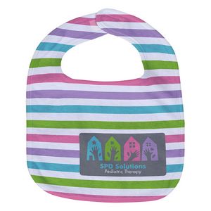 [WAA-BB31] Silk Touch Baby Bib 10" x 13" 360GSM Poly/Cotton - Full Color