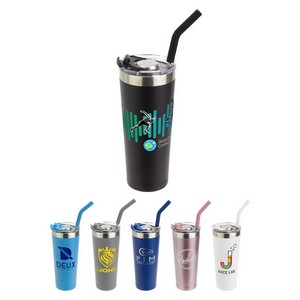 [DNT-TP20] NAYAD® Trouper 22 oz Stainless Double-wall Tumbler with Straw