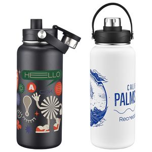 [DWA-BR23] Bresso 34 oz Vacuum Insulated Bottle with Twist Top Spout