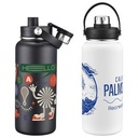 Bresso 34 oz Vacuum Insulated Bottle with Twist Top Spout