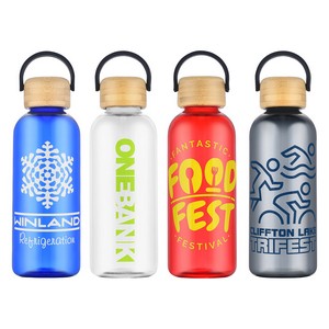 [DWA-SA25] Sanzio 21 oz RPET Bottle with Bamboo Lid