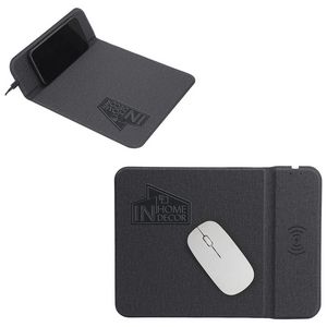 [EAC-AZ25] Azure 15W Wireless Charger Mouse Pad with Kickstand
