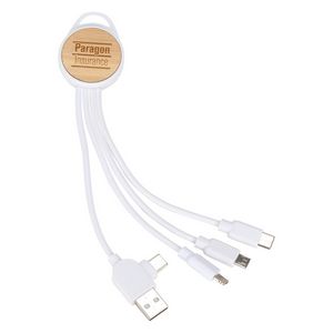 [EAC-BS23] Bamboo 3-in-1 6" Charging Cable