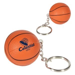 [LKC-BK02] Basketball Stress Reliever Key Chain
