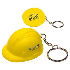 [LKC-HH14] Hard Hat Stress Reliever Key Chain