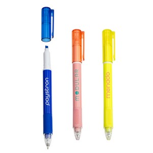 [WOF-SK26] Skywriter Combo Recycled Plastic Ball Pen & Highlighter