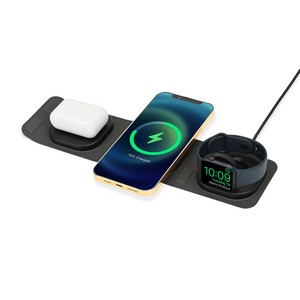 Newton Foldable Compact Wireless Charger - Charcoal Heather