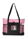 Select Zippered Tote - Peony Pink
