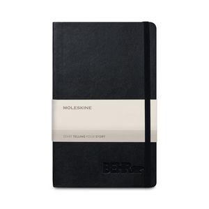 [101276-001] Moleskine® Soft Cover Ruled Large Expanded Notebook - Black