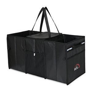 [101979-001] Structure Laminated Recycled Non-Woven Cargo Box with Cooler - Black