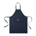Recycled Cotton Bib Front Apron - AWARE™ - Indigo Denim