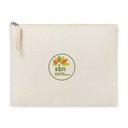 Recycled Cotton Zippered Pouch - AWARE™ - Natural