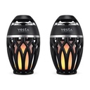 iLive™ Tiki & Bluetooth Speakers with LED Flame - Black