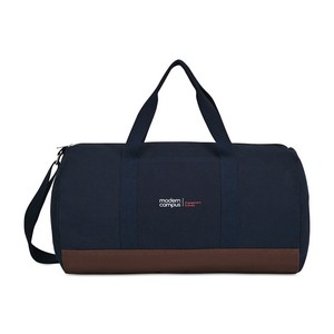 Ivy Recycled Cotton Barrel Duffel - AWARE™ - Navy