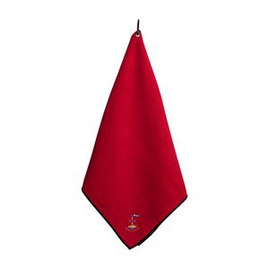 [102572-284] Ahead Microfiber Golf Towel - Red-Black