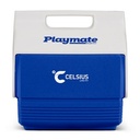 Igloo® Playmate Mini™ 4 Qt Cooler - White-Majestic Blue