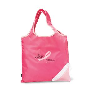 [1187] Latitudes Foldaway Shopper - Peony Pink-Deep Pink
