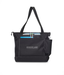 [1690] Avenue Business Tote - Black