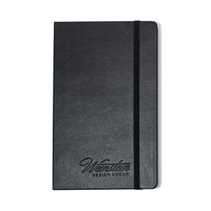 [40062] Moleskine® Hard Cover Plain Large Notebook - Black