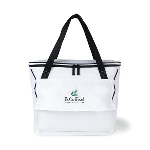 [100071-100] Maui Pacific Cooler Tote - White