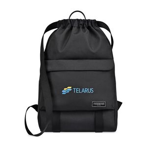 [100154-001] American Tourister® Embark Recycled rPET Cinchpack - Black