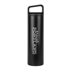 [100275-009] MiiR® Vacuum Insulated Wide Mouth Bottle - 20 Oz. - Black Powder