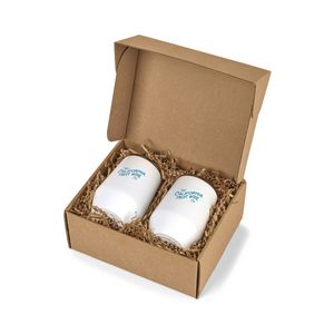[100366-104] MiiR® Wine Tumbler Gift Set - White Powder