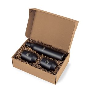 [100367-009] MiiR® Wine Bottle & Tumbler Gift Set - Black Powder