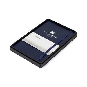 [100476-413] Moleskine® Medium Notebook Gift Set - Navy Blue