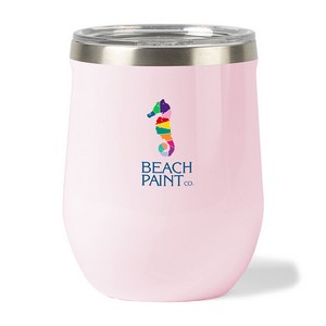 [100485-545] CORKCICLE® Stemless Wine Cup - 12 Oz. - Powder Puff